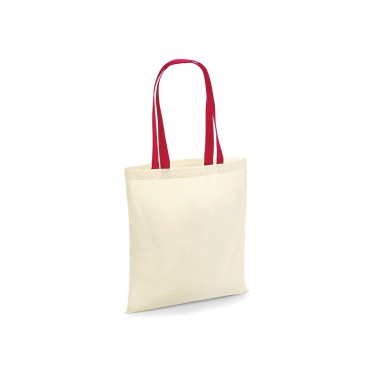 Shopper in cotone personalizzata con logo - Bag for Life - Contrast Handles