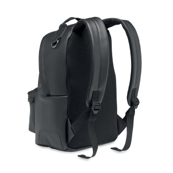 Zaino porta pc personalizzato con logo - BAI BACKPACK - Zaino in PU morbido, laptop 15"