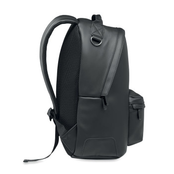 Zaino porta pc personalizzato con logo - BAI BACKPACK - Zaino in PU morbido, laptop 15"