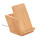 Caricabatterie wireless personalizzabile con supporto in bamboo e portapenne
