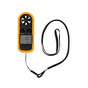 Anemometro compatto personalizzabile ABS con display LCD retroilluminato