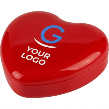 Balsamo per labbra a forma di cuore in PP con profumazione vaniglia