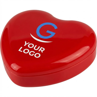 Balsamo per labbra a forma di cuore in PP con profumazione vaniglia