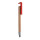Penna a sfera personalizzabile in bamboo con supporto per smartphone