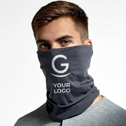 Bandana tubolare personalizzata Premier in microfibra con trattamento idrorepellente