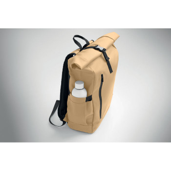 Borsa porta PC personalizzata con logo - BANGKOK ROLL - Zaino Rolltop per laptop 600D