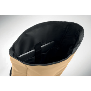 Borsa porta PC personalizzata con logo - BANGKOK ROLL - Zaino Rolltop per laptop 600D