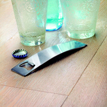 Apribottiglie personalizzati con logo - BARRY - Apribottiglie in acciaio inox