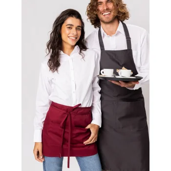 Basic Half Apron With Pocket