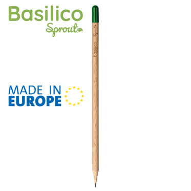 Matita piantabile in legno Sprout con semi di basilico