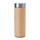 Borraccia termica personalizzabile doppio strato acciaio inox bamboo 400 ml