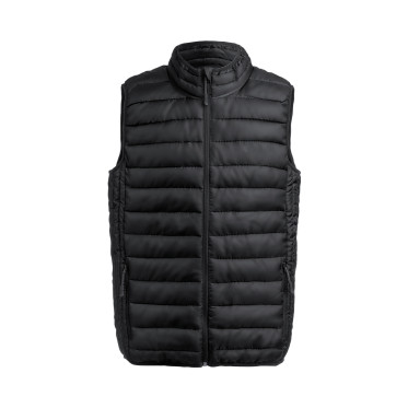 Gilet imbottito leggero e compatto personalizzabile colletto con zip