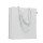 Shopper personalizzabile in cotone biologico con manici lunghi e soffietto