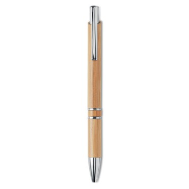 Penne in legno personalizzate con logo - BERN BAMBOO - Penna a sfera in bamboo