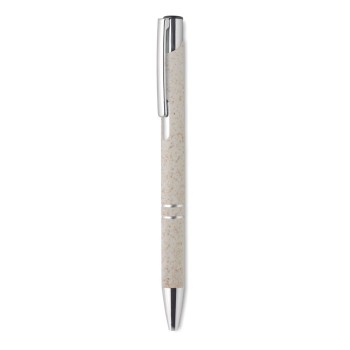 Penna economica personalizzata con logo - BERN PECAS - Penna tipo paglia