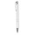 Penna personalizzata automatica alluminio 13,5 cm con refill nero