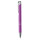 Penna personalizzata automatica alluminio 13,5 cm con refill nero