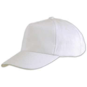 Cappellino con visiera personalizzabile chiusura regolabile 5 pannelli