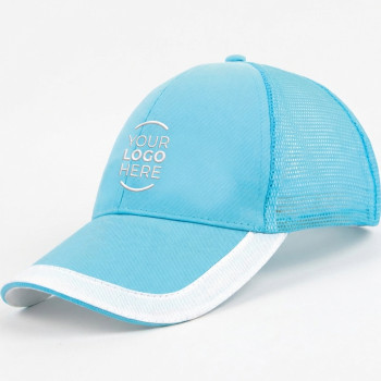 Berrettino bambino personalizzabile con rete traspirante e chiusura velcro taglia 54