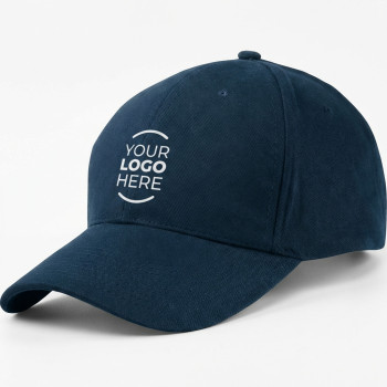 Cappellino baseball personalizzato con logo - Berrettino personalizzabile con visiera preformata e chiusura velcro