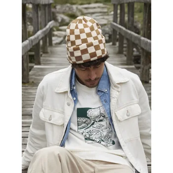 Berretto a scacchiera