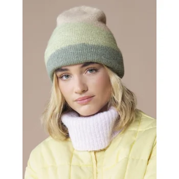 Berretto con onde morbide