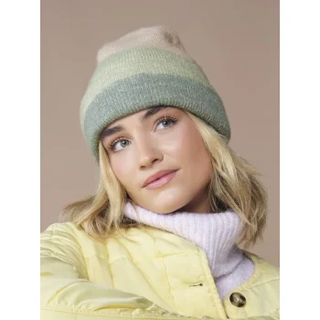 Berretto con onde morbide