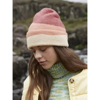 Berretto con onde morbide