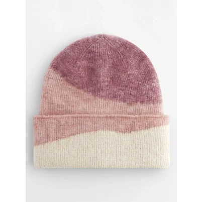 Berretto con onde morbide