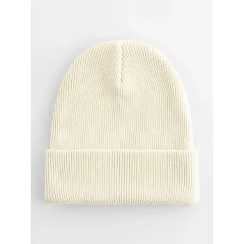 Berretto con risvolto in cotone organico