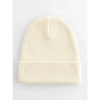 Berretto con risvolto in cotone organico