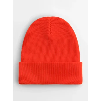 Berretto con risvolto in cotone organico