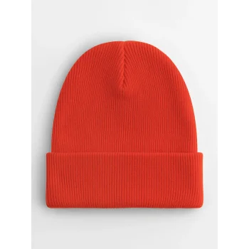 Berretto con risvolto in cotone organico