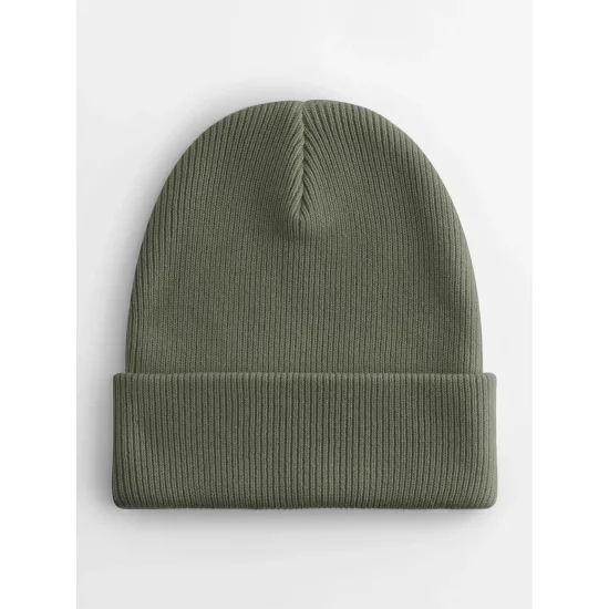 Berretto con risvolto in cotone organico