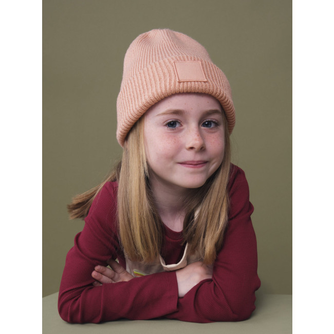 Cappellini bambino personalizzati con logo - Berretto con risvolto per bambini