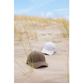 Cappellino baseball personalizzato con logo - Berretto in pelle scamosciata Orion