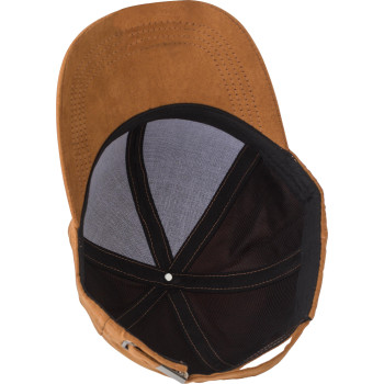 Cappellino baseball personalizzato con logo - Berretto in pelle scamosciata Orion