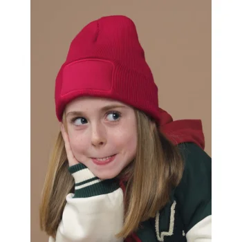 Berretto originale con toppa per bambini