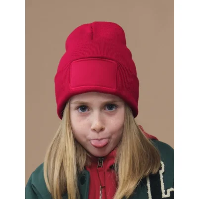 Berretto originale con toppa per bambini