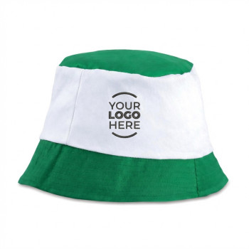 Cappelli da pescatore personalizzati con logo - Berretto personalizzabile bicolore con regolazione posteriore