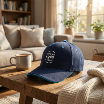 Cappellino baseball personalizzato con logo - Berretto personalizzabile con visiera preformata e chiusura regolabile