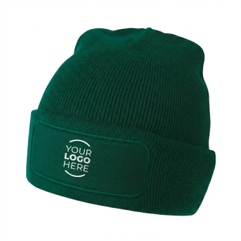 Berretti personalizzati con logo - Berretto personalizzabile in acrilico doppia maglia con patch frontale