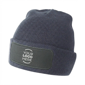 Berretti personalizzati con logo - Berretto personalizzabile in acrilico doppia maglia con patch frontale