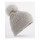 Berretto Snow Luxe in maglia a coste pesante con pom