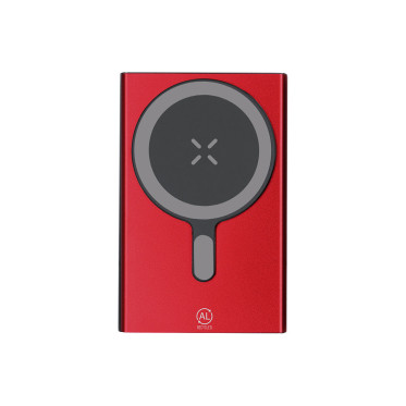 Batteria ausiliaria personalizzabile 5000 mAh con ricarica wireless Qi