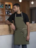 Bib Apron with cords 70 x 85 cm