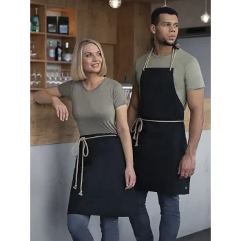 Bib Apron with cords 70x85 cm