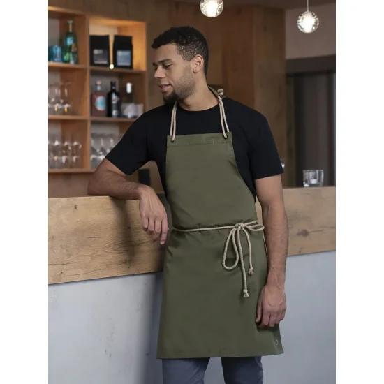 Bib Apron with cords 70x85 cm
