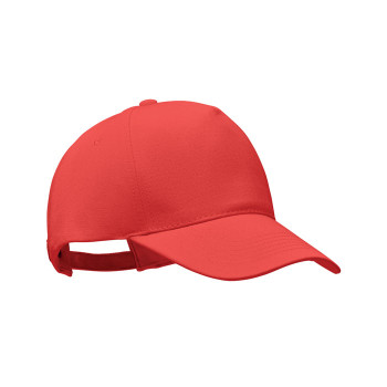 Cappellino 5 pannelli personalizzato - BICCA CAP - Cappello cotone bio 250 gr/m²