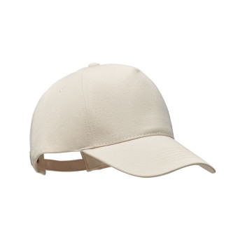 Cappellino 5 pannelli personalizzato - BICCA CAP - Cappello cotone bio 250 gr/m²